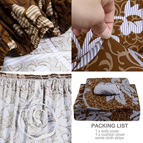 Uxcell Household Polyester Loveseat Cover Sofa Cover Chair Cover Slipcover X-Large #TOP5