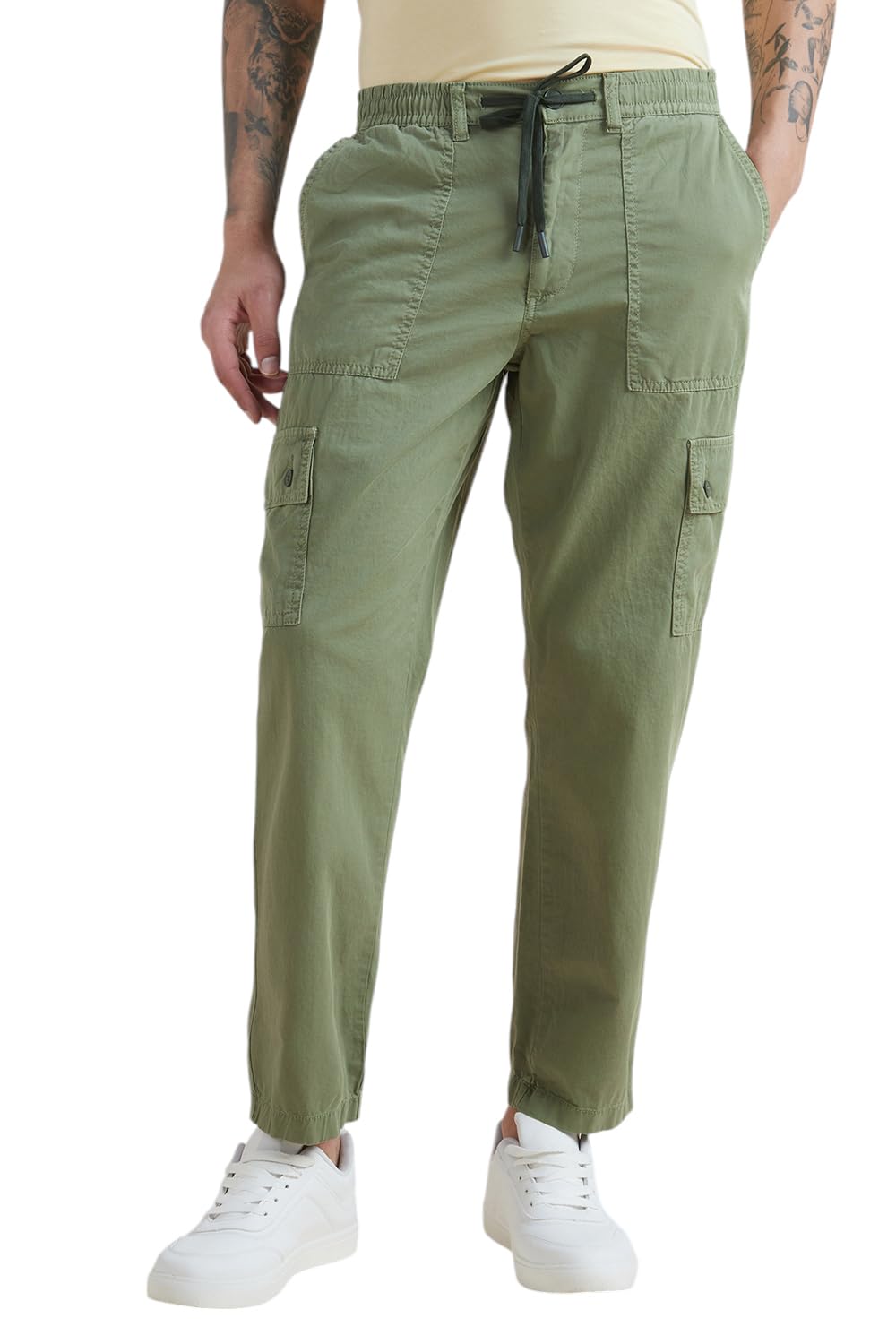 allen solly Men's Regular Casual Pants-picture-41