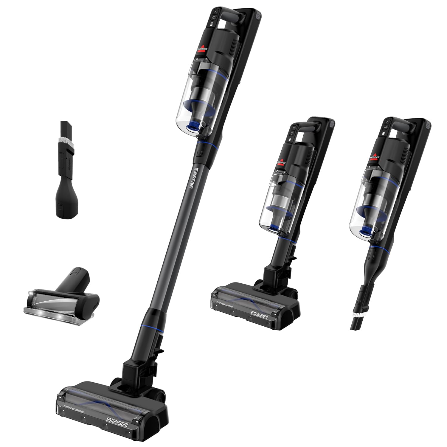 Aspirateur sans Fil Bissell PowerClean FurGuard pour Chevets et Bébés - Brosse Autonettoyant et Éclairage FurFinder - 28