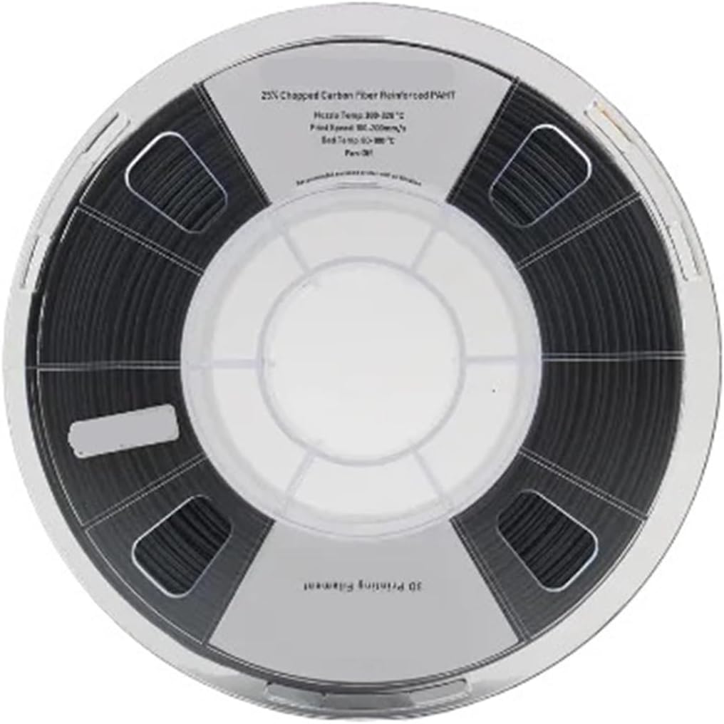 Compatible for 3D Printer UltraPA-CF25 (PPA-CF Core) Filament 1.75mm (1KG Spool) Carbon Fiber Reinforced