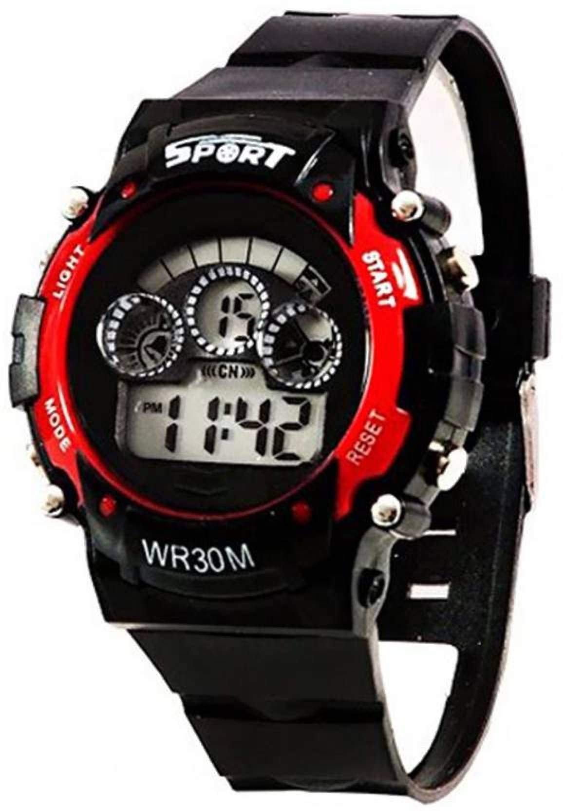 Maa Creation Rubber Unisex Analog-Digital BoyS Watch (Red Dial, Black Colored Strap) (B07MBB8F9S) Amazon Price History, Amazon Price Tracker