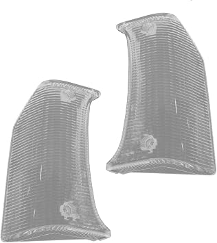 Parking Light Lens Koito Clear Right Left Side Pair
