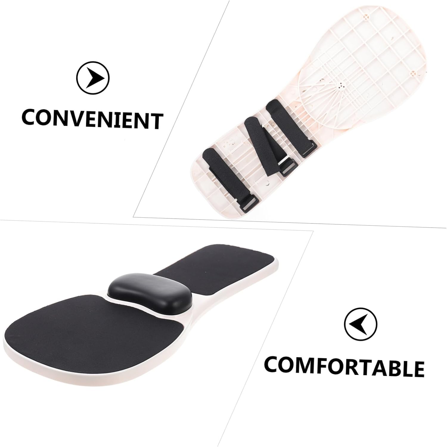 Angoily Memory Foam Wrist Rest Desk Expansion Computer Elbow Support Arm Support Frame Board Foldable Desktop Extension