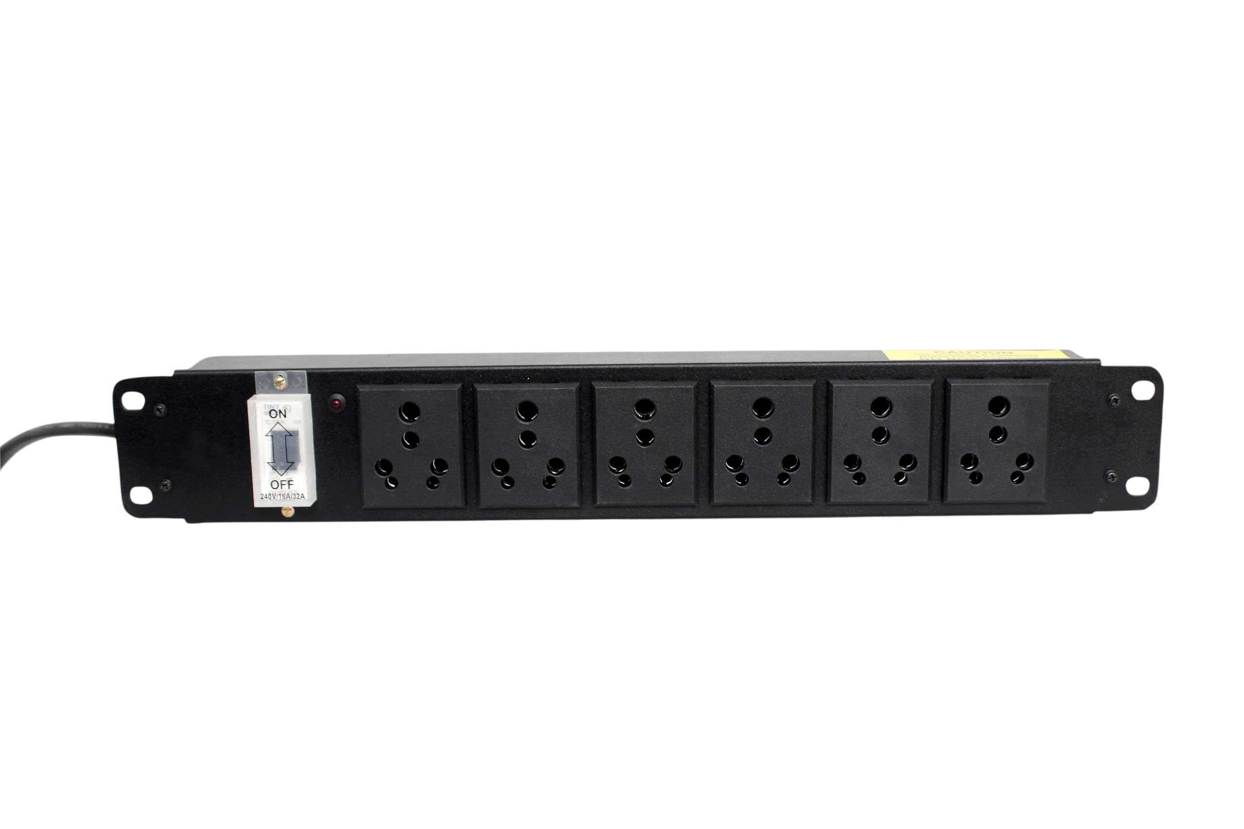 SR-Link 5/15 Ampere Extension Board and Surge Protector 6 Socket Networking & Server Rack Power Distribution Unit with Power Cord -3 mtr-image-13