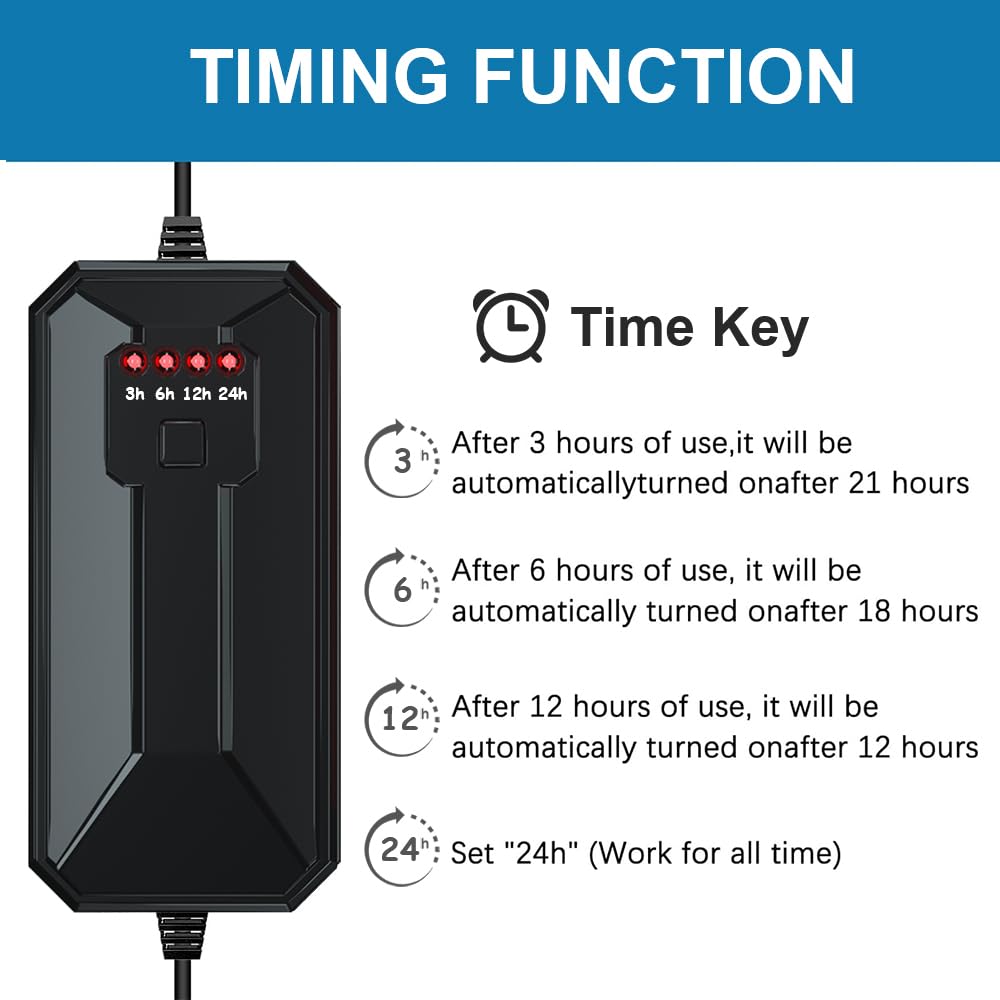 Stérilisateur UV Aquarium 9W 15W 22W Clarificateur Eau Dissolvant Algues Contrôleur Synchronisation 3/6/12/24 H