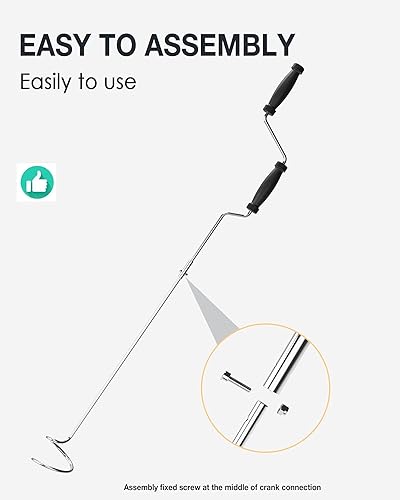 Miniatura 3 de SQUEEZE master Aireador de compost-Volteador de abono y herramienta de mezcla-Herramienta de aireación de compost