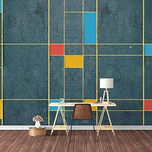 SIGNFORD Wall Mural Abstract Geometric Pattern Removable Wallpaper Wall Sticker