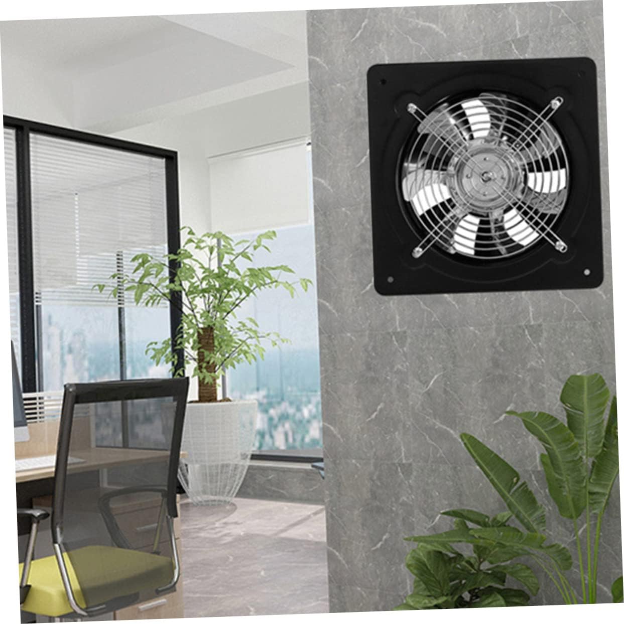 Ventilation Fan for Bathroom Kitchen Office 6 Inch Exhaust Fan Quiet High Efficiency 110v