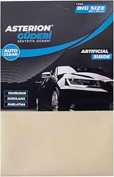 Toalha de Secagem Asterion Chamois 50×70 cm – Toalha de Limpeza e Secagem de Carros em Couro Sintético Premium, Ultra Absorvente e Durável