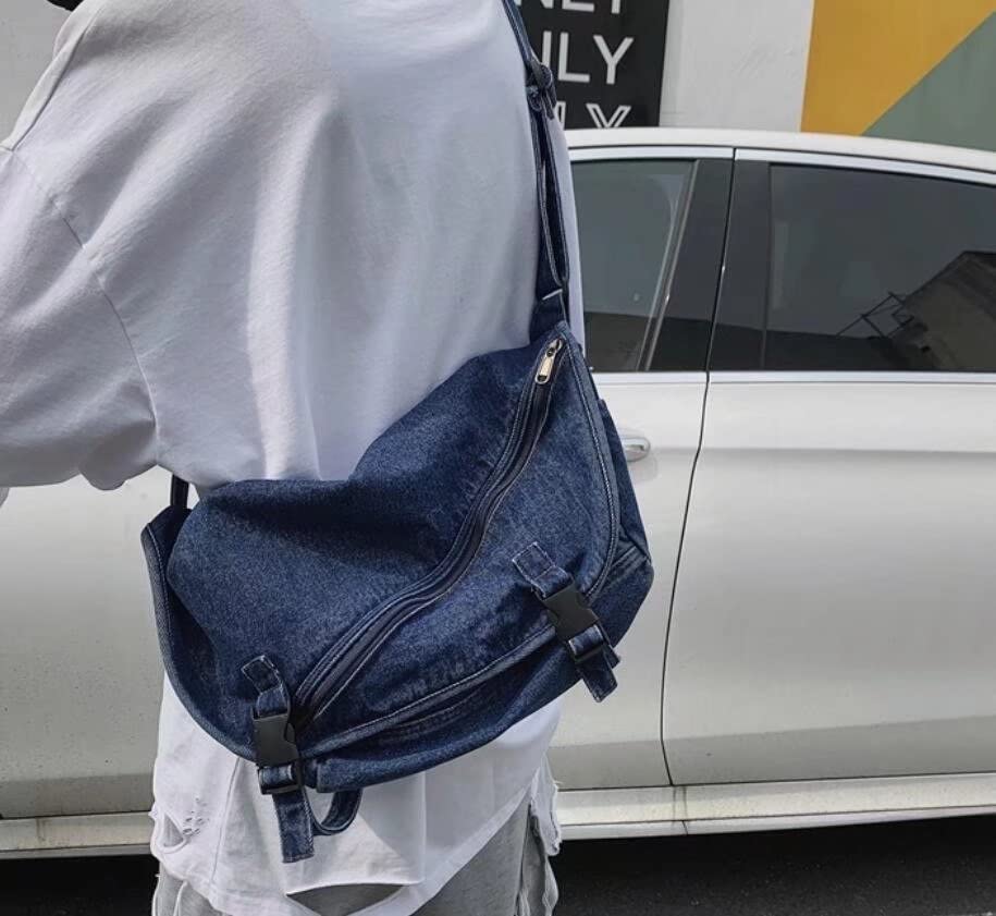 Amazon.co.jp: HADWAO デニム ショルダーバッグ ショルダー 肩