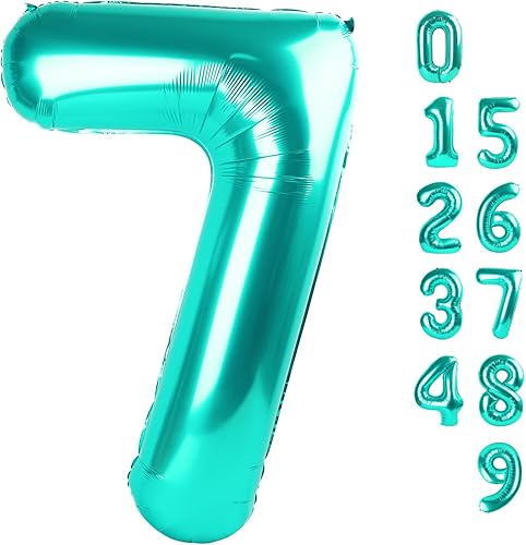 Vista 449 de Globos de números 0 de 40 pulgadas, globos negros de números para números 10, 20, 30, 40, 50, 60, 70, 80, 90, 100, globos de números 10, 20, 30, 40