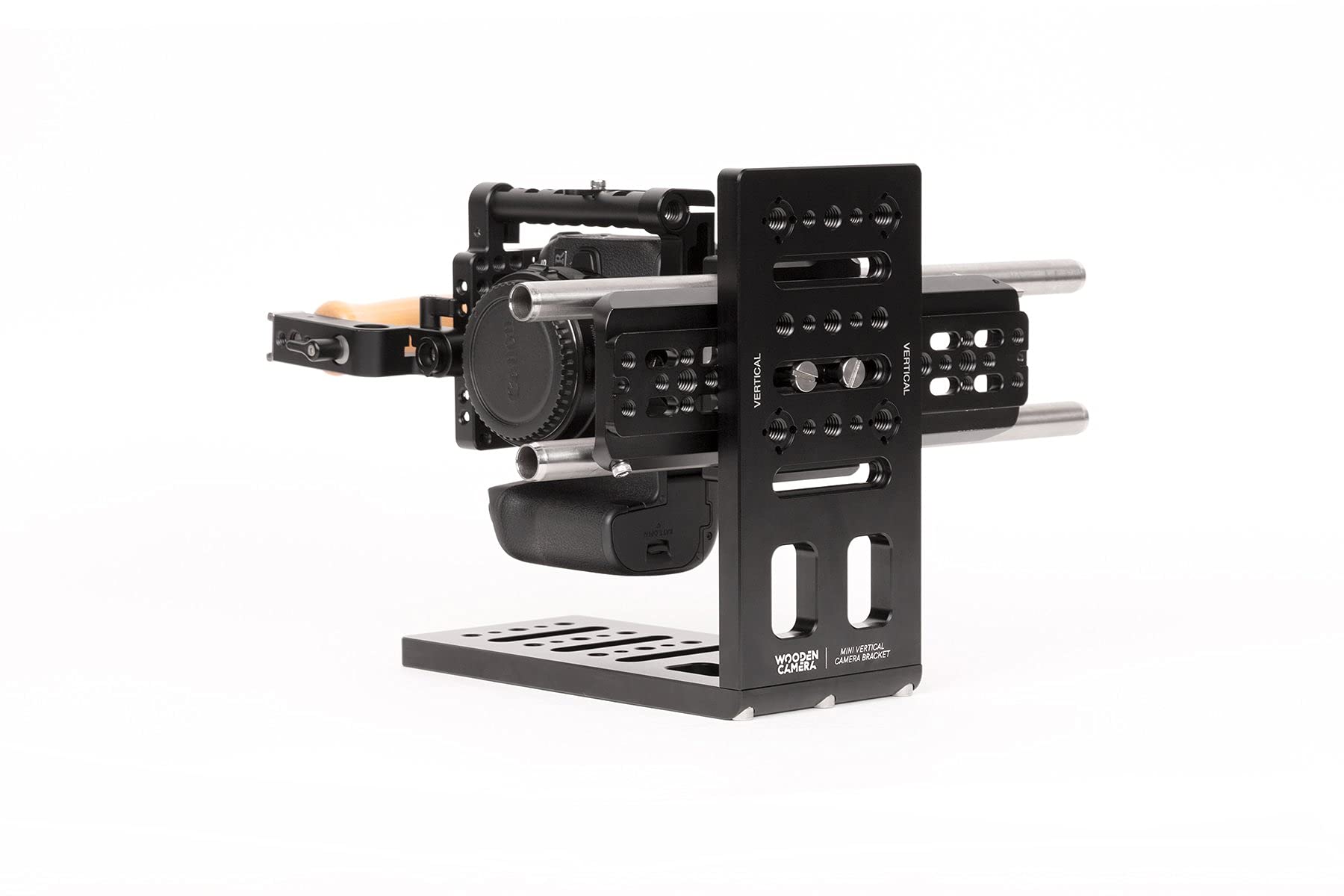 Amazon.co.jp: Wooden Camera ミニ垂直カメラブラケット | 1/4-20 3/8