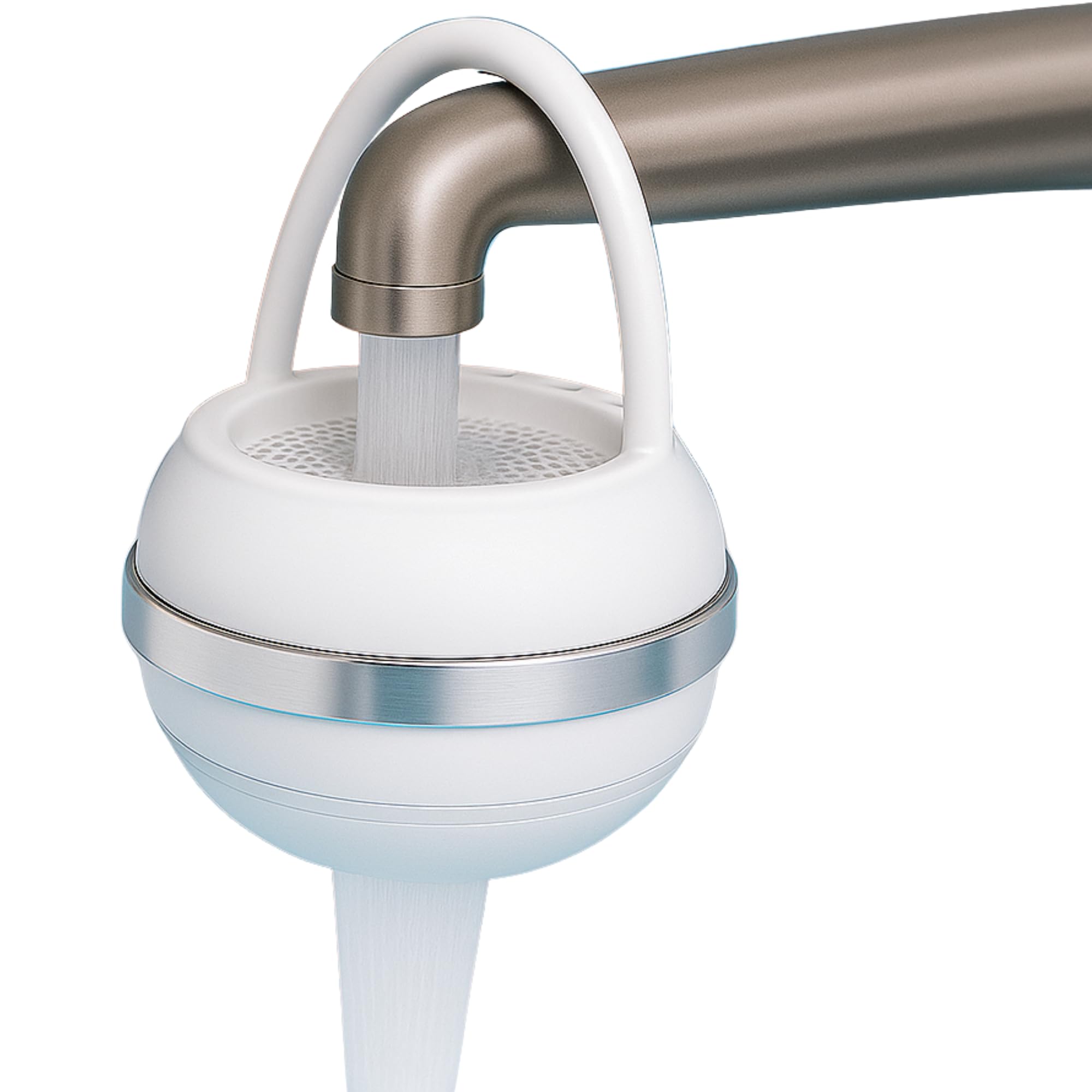 Life Harbor Bath Ball Softener | 8-Stage Hard Water Filter for Bathroom & Kitchen Tap, Bath Tub & Shower | Instant Water Softener, Reduces Chlorine, Improves Skin & Hair | 6-Month Cartridge Life