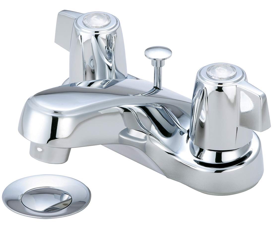 Olympia Faucets L-7292 Two Handle Lavatory Faucet, Chrome Finish