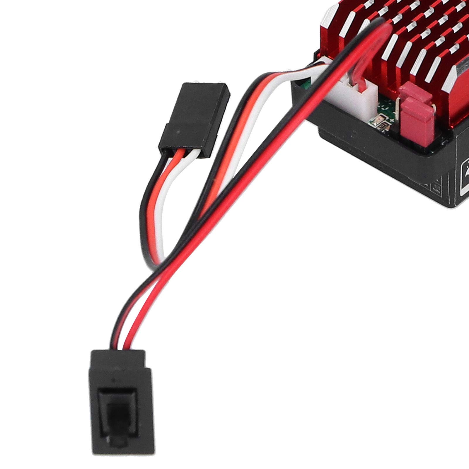 Drfeify Motor RC ESC, motor cepillado de alta torsión 540 360A ESC con accesorio de enchufe en T compatible con modelo de coche RC Tamiya 1/10 (55T)