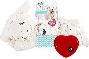 ALL FOR PAWS Heartbeat Dog Toy for Puppy - Dog Anxiety Relief & Behavioral Training | Puppy Heartbeat Stuffed Animal Plush Toy | Perfect for Dog Sleep Aid
