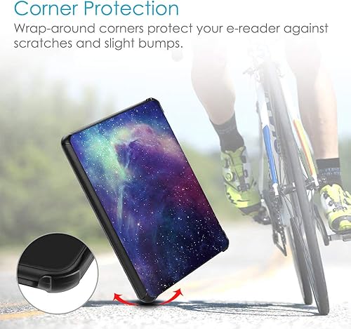 Miniatura 6 de Fintie - Funda delgada para Kindle Paperwhite (décima generación del 2018), piel sintética ligera prémium con función automática de apagar y