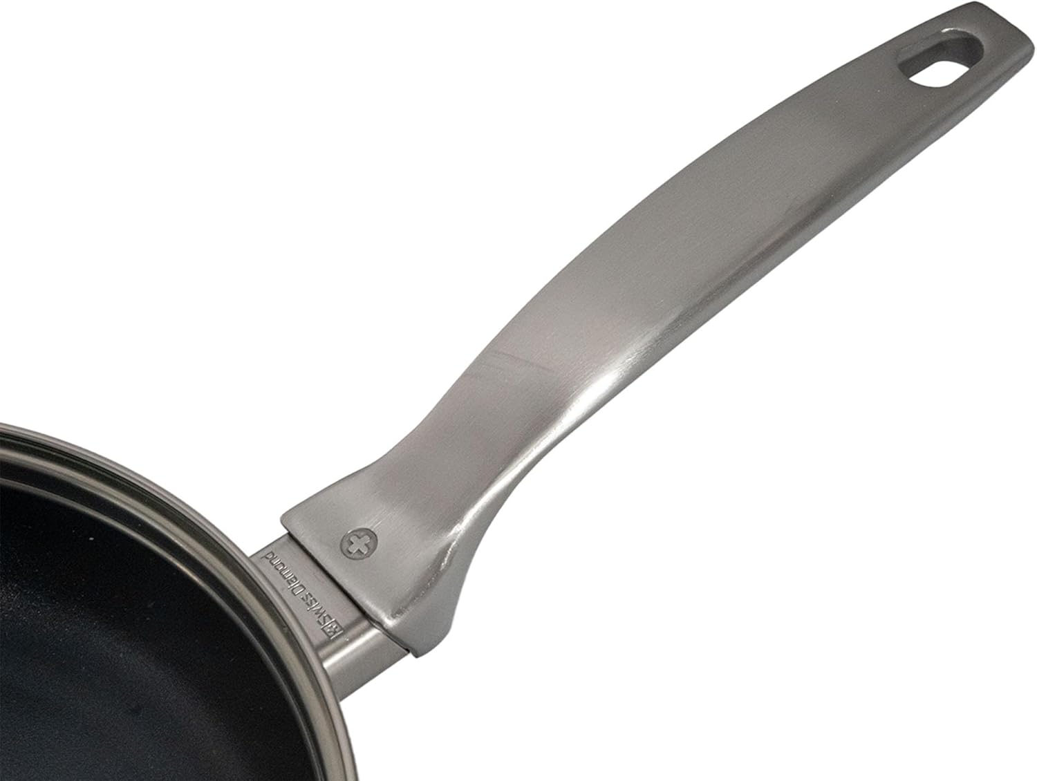 Swiss Diamond Nonstick Frying Pan Hybrid Ceramic and Diamond-Infused Fry Pan With Glass Lid, Dou Ceramic, Dishwasher and Oven Safe Fry Pans (8 IN)