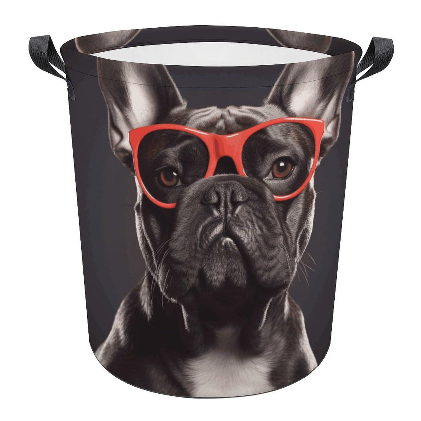 Panier à linge pliable bouledogue bac à linge sale compact