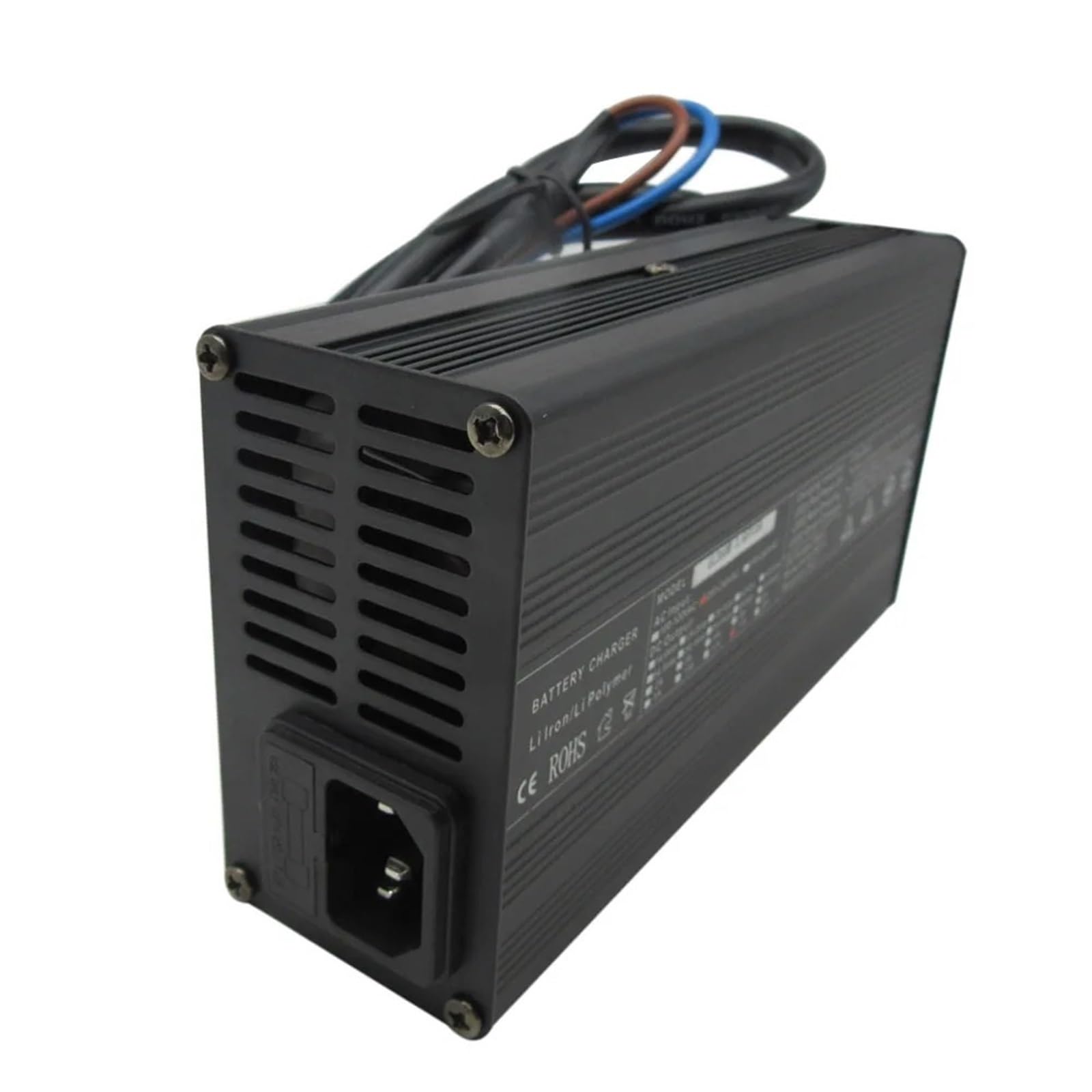 Ładowarka 24V 10a do akumulatora ołowiowego 10ah do 100ah 24V, akumulator elektryczny do wózka inwalidzkiego, inteligentny wentylator z wysokiej jakości stopu aluminium (kolor: 3P GX-16, rozmiar : 4)