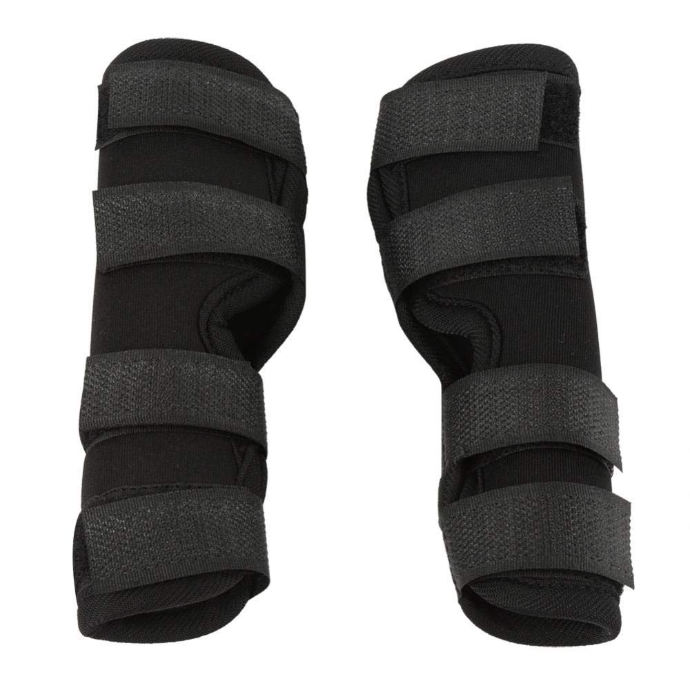 Smandy Black, L 1 Pair Dog Rear Leg Brace Canine Hock Joint Brace Hind Leg Wrap Pet Surgical Injury Bandage For Wound Injury And Sprain Healing Of Arthritis(Black, L)