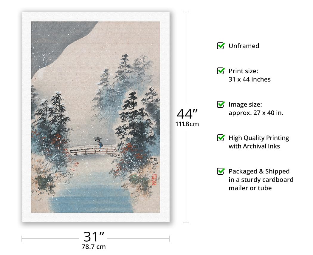 Hiroko＊Snowページ Amazon.com: Winter Snow - Vintage Japanese Woodblock Print