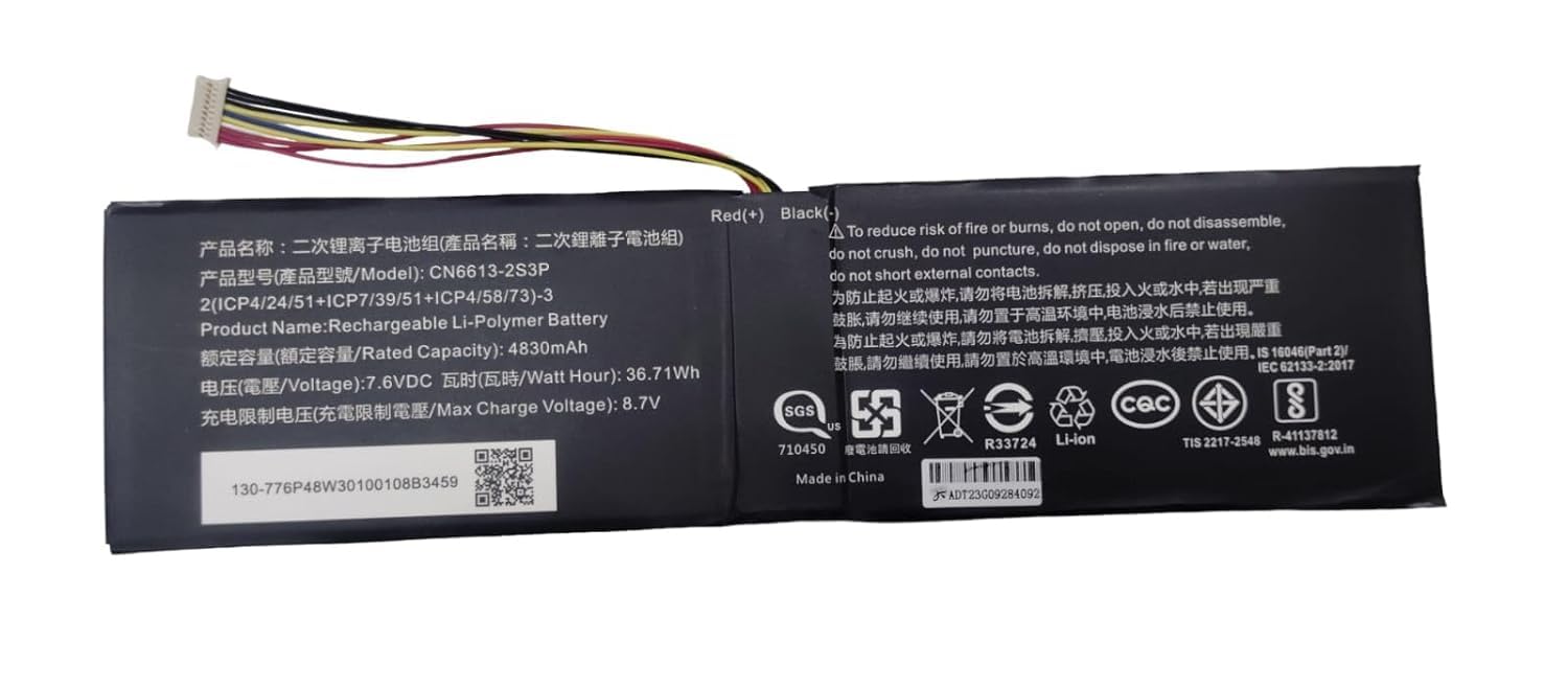 ULTRAZONE Laptop Battery for Avita Liber (13.3 Inches) V14 NS14A8 ANV561-SLA NS14A4 NS14A6 NS14A6 NS13A2 CN6Q14 7.6V 4830mAh/36.71 (B0D8L9NTZB) Amazon Price History, Amazon Price Tracker