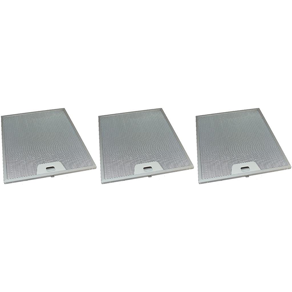 Ufixt® Fettfilter für Dunstabzugshaube, Metallgitter, für Dunstabzugshaube, 250 mm x 300 mm, 3 Stück