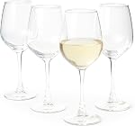 Amazon Basics Stemless Red Wine Glasses, 532 ml, Dishwasher-Safe, 4-Piece Set