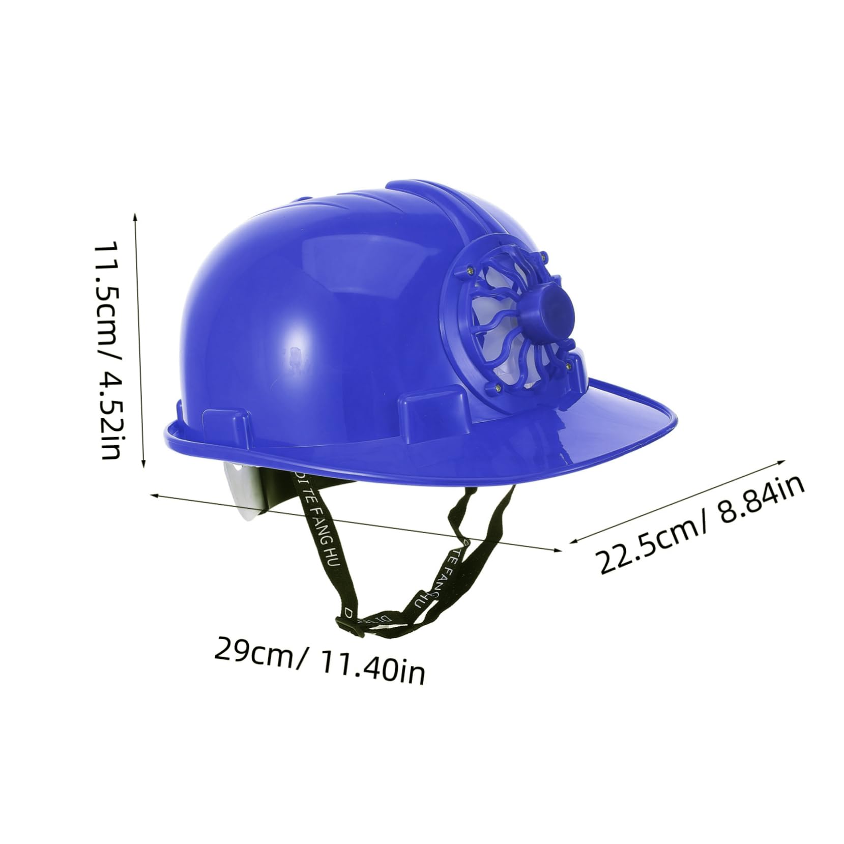 Casco Sicurezza con Ventilatore Solare Protezione e Raffreddamento per Lavori Esterni Resistente e Traspirante Accessorio per Attività