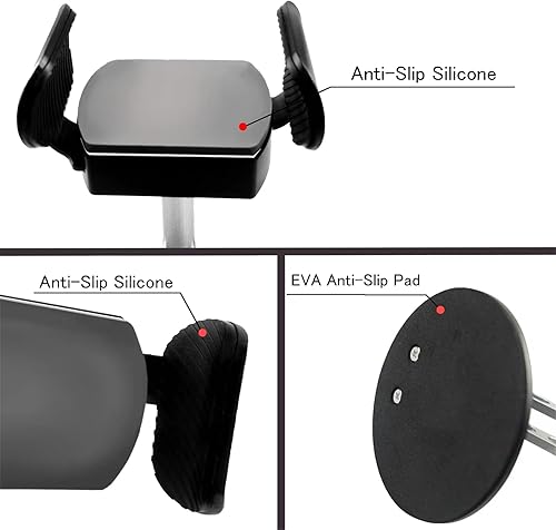 Miniatura 6 de Soporte para teléfono de escritorio, soporte ajustable para teléfono, rotación de 360, compatible con iPhone, Samsung Galaxy, Google Pixel y más,