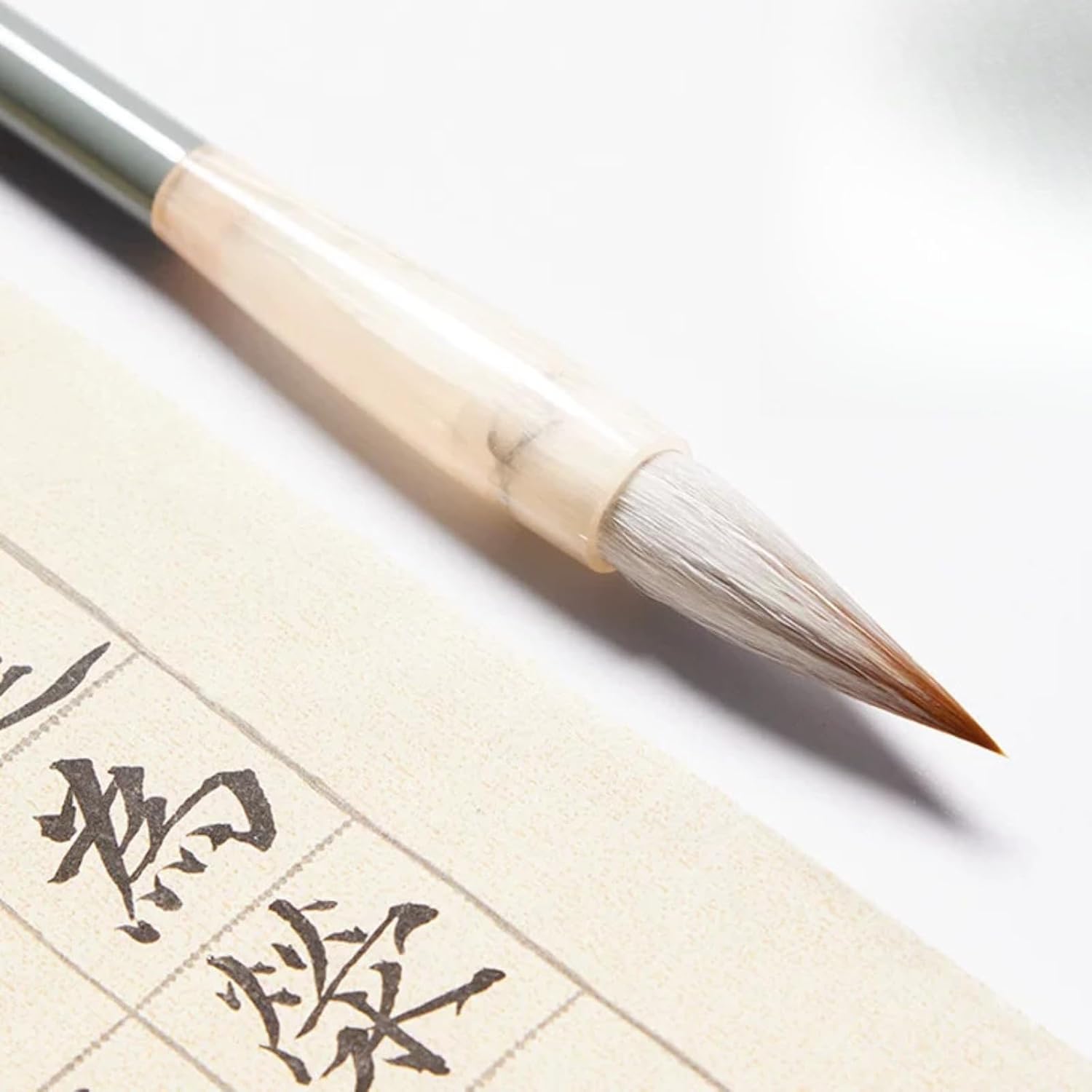 Writing Brush Calligraphy Beginner, 22cm 8.7in, Practice Calligraphy Regular Script Writing Brush