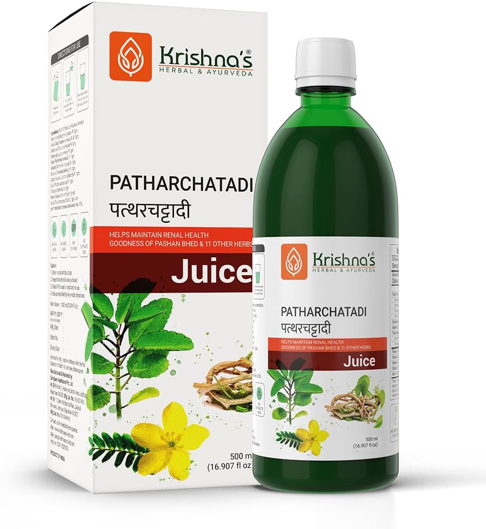 Krishna's Herbal & Ayurveda Stone Cracker Juice - 500 Ml (Pack of 2)