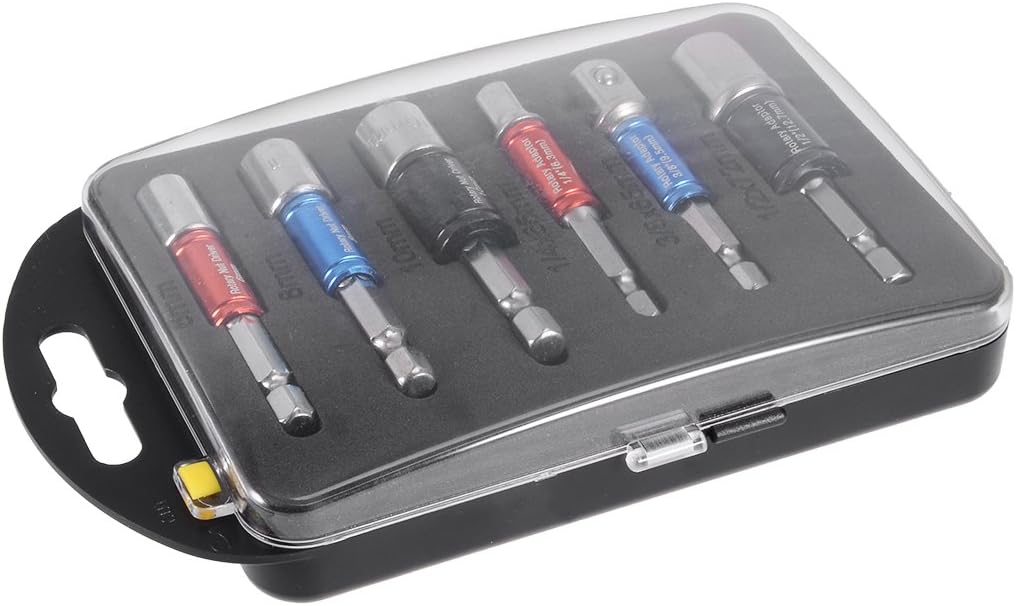 1/4" Hex Shank to 1/2" 3/8" 1/4" Rotary Adaptor 6mm 8mm 10mm Socket Nut Driver (id: c30 1c2 d89 210 b11