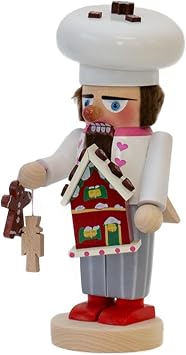 Steinbach Chubby Nutcracker Collection, Gingerbread Baker, Multicolored, 12