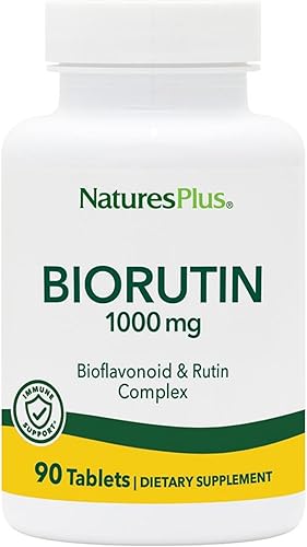 Miniatura 8 de NaturesPlus Biorutina 1000 mg - 90 tabletas paquete de 2 - Bioflavonoide y complejo de rutina - Apoya la función vascular y la circulación -