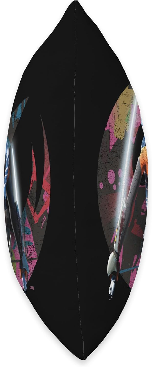 Star Wars The Clone Wars Ahsoka Tano Fearless Jedi Throw Pillow