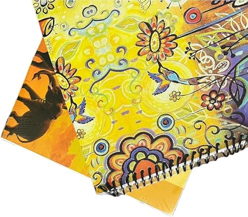 Miniatura 7 de Manbhawan Emporium Premium Shoft Cover Dibujo Cuaderno de bocetos tamaño A4 11.5 x 8.5 x 0.1 pulgadas, 140 GSM -100 páginas encuadernado en espiral