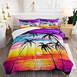 Tropical Sunset Palm Tree...