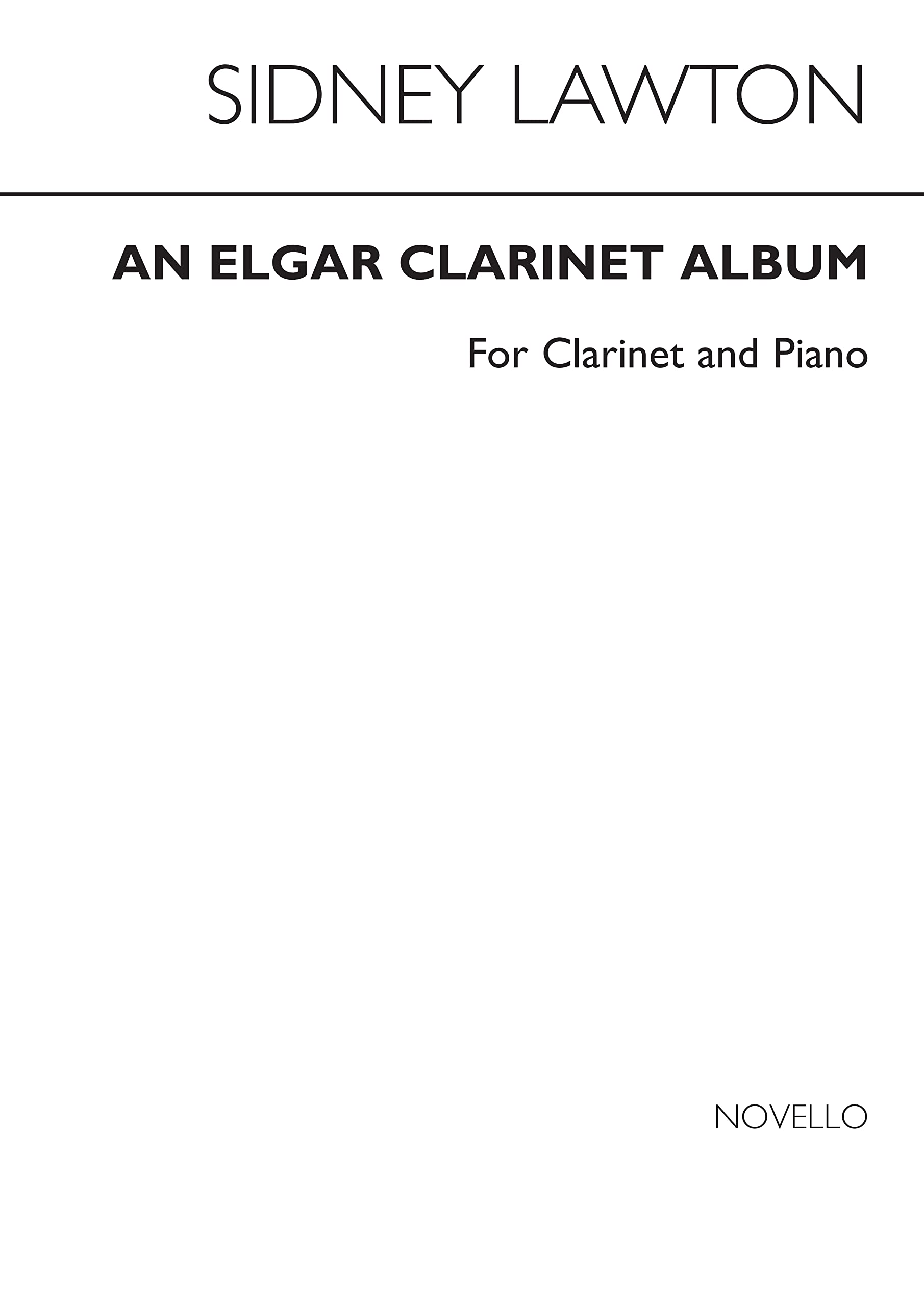 An Elgar Clarinet Album.