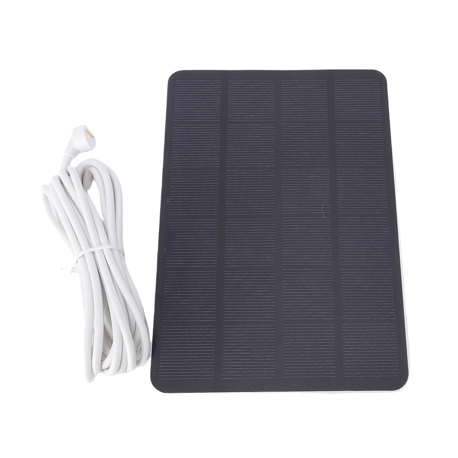 Panel solar apto para cámara Nest 10 W PET EVA monocristalino impermeable cámara de seguridad panel solar con cable de 9.8 pies soporte ajustable para vigilancia del hogar al (1 pieza)