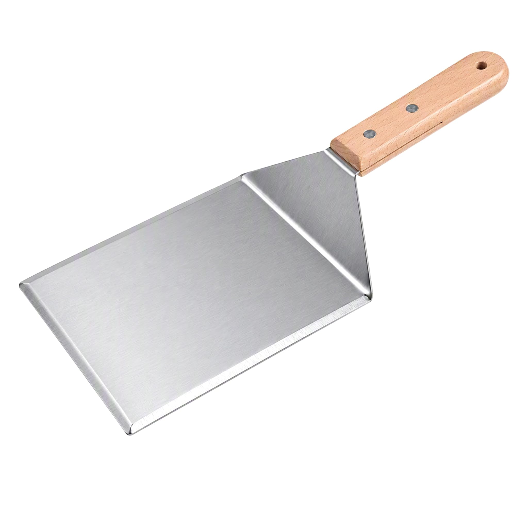 Elovara Professional Metal Spatula for Smash Burgers, for Cast Iron Skillet