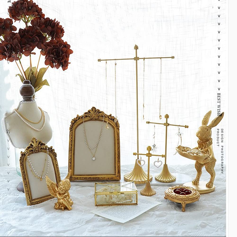 XIYUAN Vintage Photo Frame 5x7 Antique Photo Frame With Glass Top