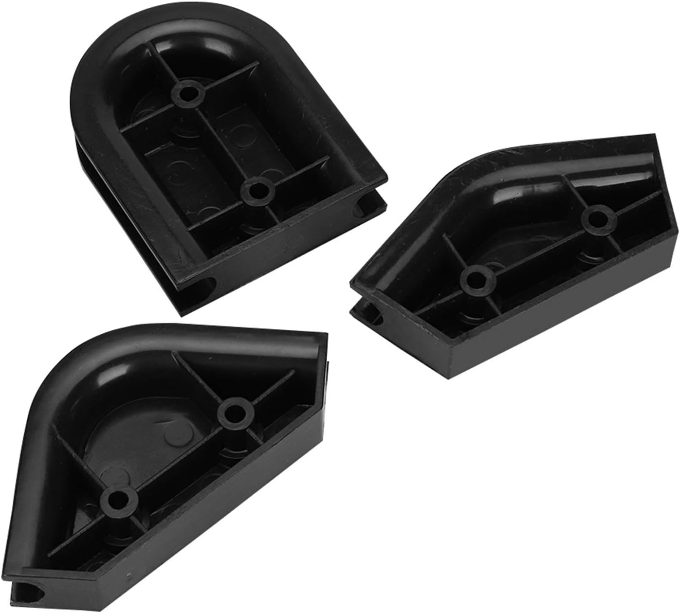 Joyzan OD Hard Rigid Tube Bending Kit, ABS Tubing Blender Model 45 90 180 Degree Curvature Elbow Jig Tool Acrylic Pipe Tubes Bend Die Set 16mm for Computer Water Cooling System PC Liquid 3PCS Black