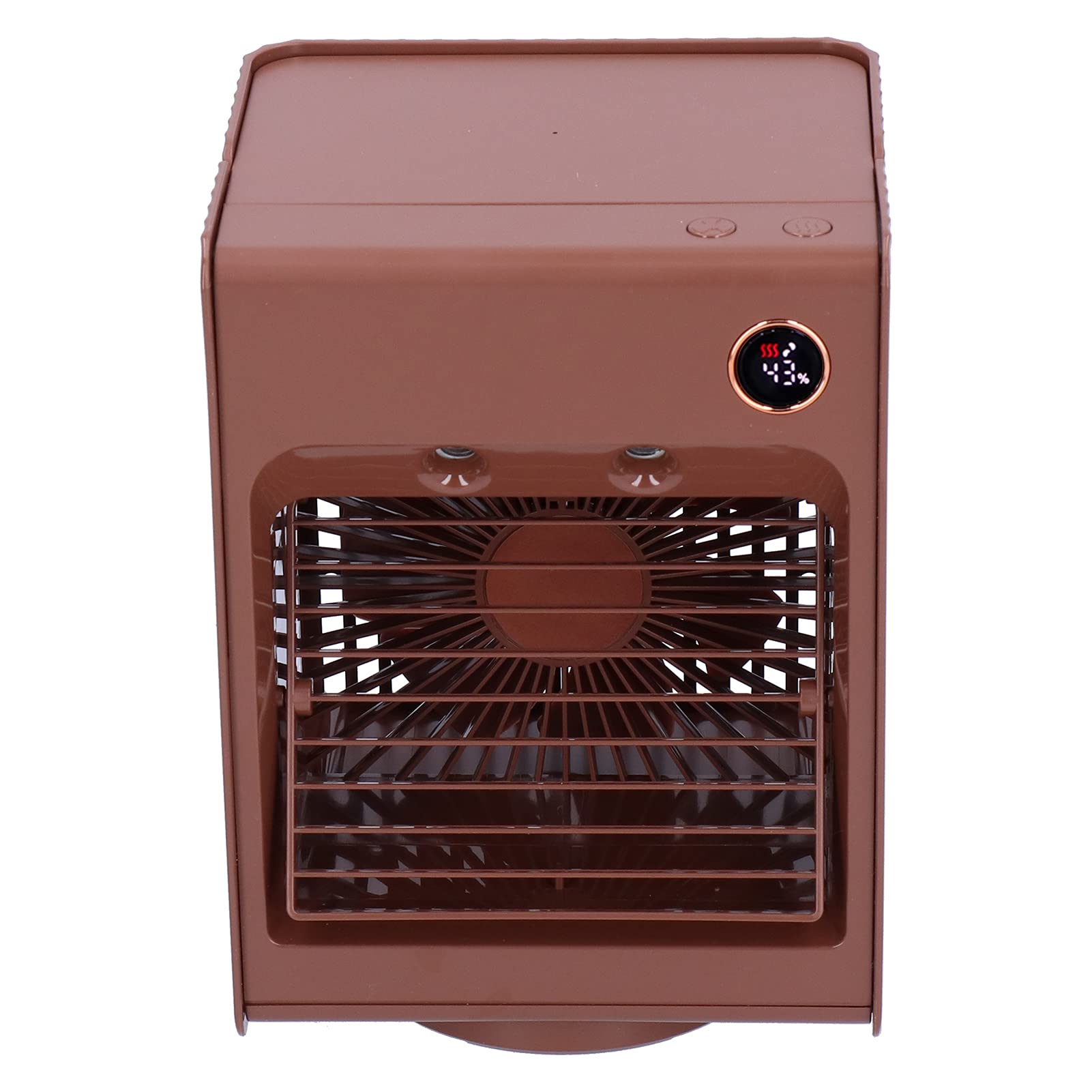 FTVOGUE Ventilatore di Raffreddamento Dell'aria da Tavolo con Spray (Caffè)