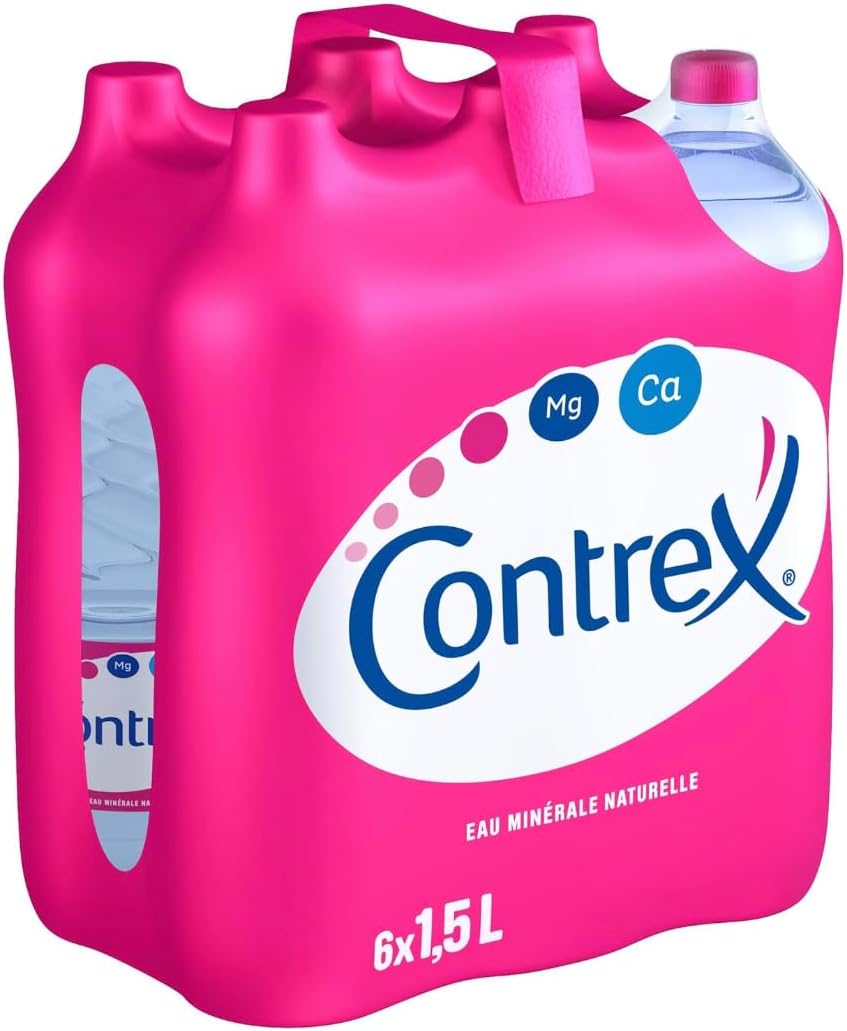 Contrex Natural mineral water 6X1.5L - Pack of 3