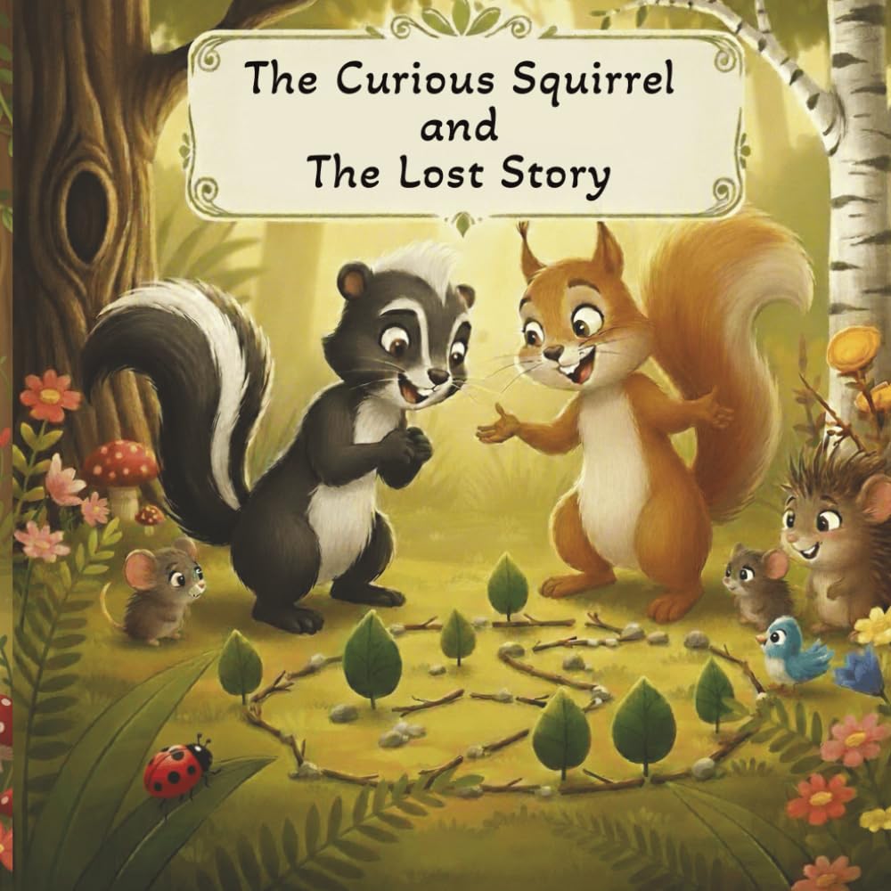 The Curious Squirrel and the Lost Story: A creative forest tale of kindness, teamwork, and caring for nature — with fun activities inside!