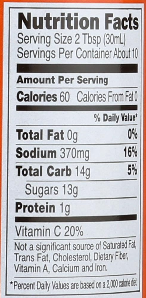 San-J Sauce Orange 10 Oz (Pack of 6)