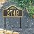 Address Sign Lawn Mounted - Custom House Number Plaque Sign,House Address Numbers for Outside House,Yard,Garden,Grass,Ground,Drive Way,Lawn, 4 Colors,13'' x7.5'', Thick Fade Resistant with Solid Metal
