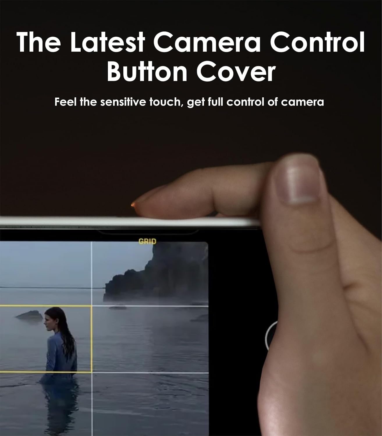 Aulumu A16 Vegan Leather Cooling iPhone 16 Pro Case | Updated Camera Control | with Cooling Fins | Luxury Comfort | Compatible with MagSafe | Complete Wrap-Around - Touch Black - Image 5